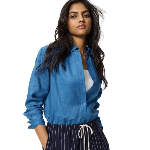 Uniqlo Premium Linen Shirt - Picture 1 of 6